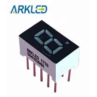 yellow color 0.3 inch Single digit 7 Segment LED Display