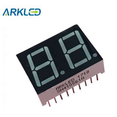 0.56 inch 2 digital  led display for home appliance in  red green blue orange white color