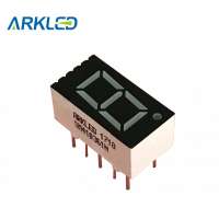 factory price 0.36 inch 7 segment led display, 1 digit in multicolor