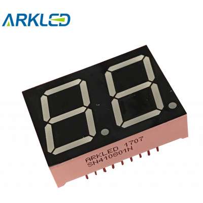 Hot Sale 0.8 inch super red color 2 digit 7 segment led display